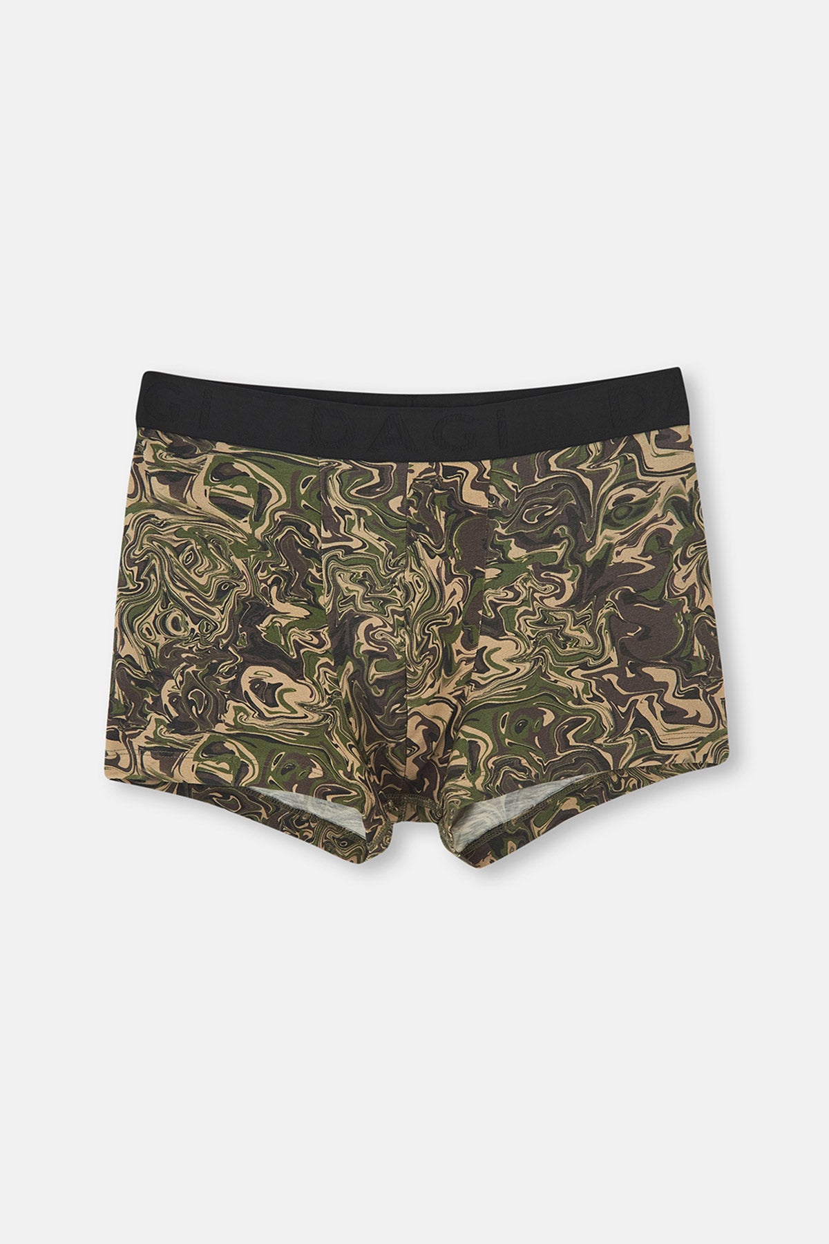 Kahverengi Jakar Lastik Pamuklu 3'lü Boxer_2
